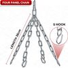 RDX Heavy Duty Punching Bag Iron 4 Panel Chains Wall Mount MMA Training Hanger