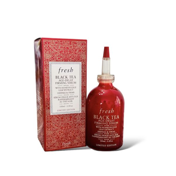 Fresh Black Tea Age-Delay Firming Serum Honeysuckle Leaf Extract 100ML 3.3fl NEW