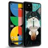 Goodsprout Compatible with Google Pixel 5A 5G Case,Cat Drinking Coffee Amazing Pattern Design Shockproof Anti-Scratch Hard PC Back Case for Google Pixel 5A 5G Case