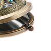 Tinksky Folding Pocket Mirror Round Compact Mirror Double-sided Makeup Mirror (Random Style)