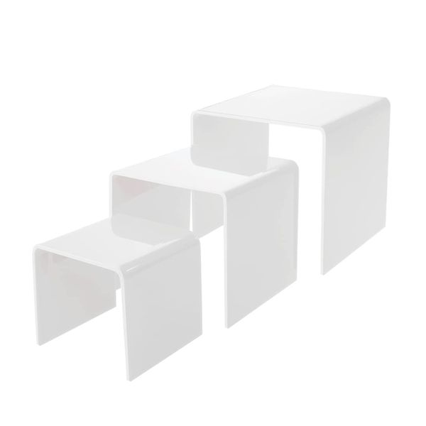 SOURCEONE.ORG Premium 3,4,5 Inch Acrylic Riser 3 Piece Set