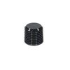 Breezliy 1/8 NPT Male Thread Allen Head Socket Pipe Plug Fitting Aluminum Black（2pcs）