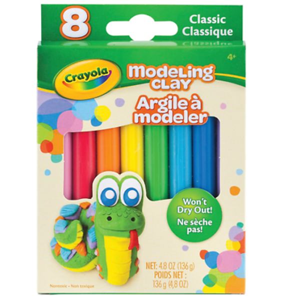 Crayola Modeling Clay  Sticks 8 colors Non toxic *2pk*