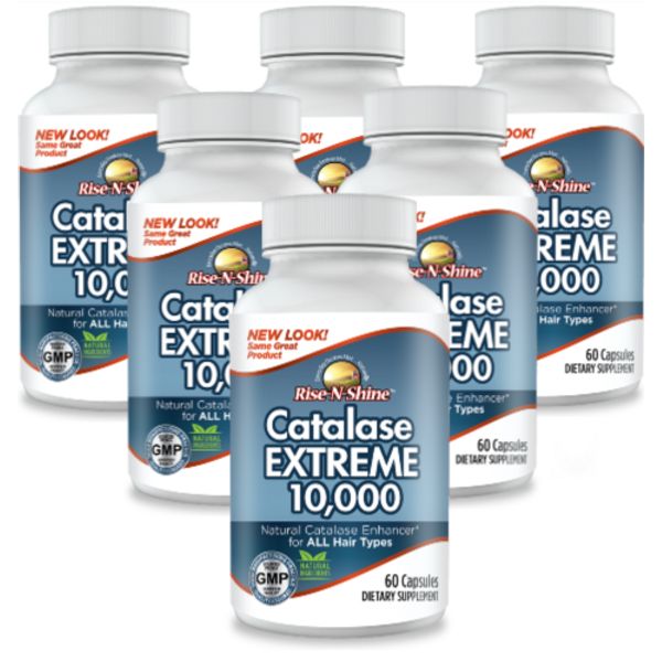 Catalase Extreme 10,000 - Lot of 6 Brand New Bottles by Rise-N-Shine