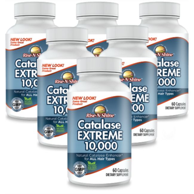 Catalase Extreme 10,000 - Lot of 6 Brand New Bottles by Rise-N-Shine