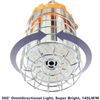 80W LED Temporary Work Light Portable Hanging Fixture Outdoor Construction Light