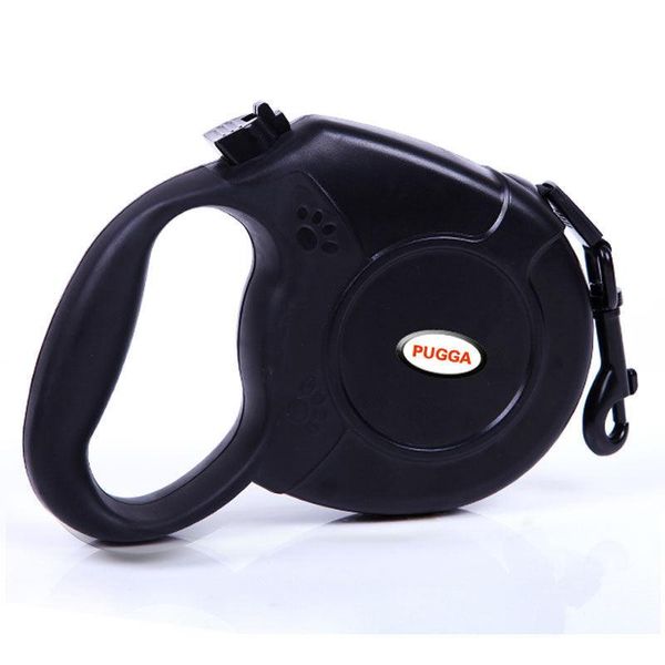 Retractable Dog Leash For Medium And Large Dogs - The Ultimate Freedom Leash - Black / 5M