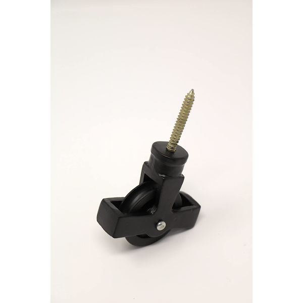Thatch&Stone Cast Iron Black Single Wheel Pulley