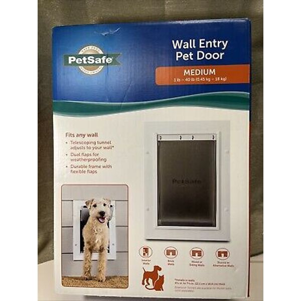 PetSafe PPA00-16943 Wall Mount Entry Pet Door Medium