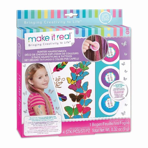 Make It Real 2302 Colour Burst Hair Deco Set