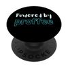 Protein Coffee 2022 Iced Coffee Powered By Proffee Text PopSockets Swappable PopGrip