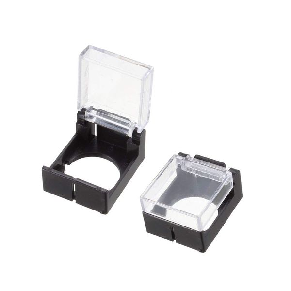 Sourcingmap 2pcs Waterproof Cover Guard Protector for 16mm Dia Push Button Switch