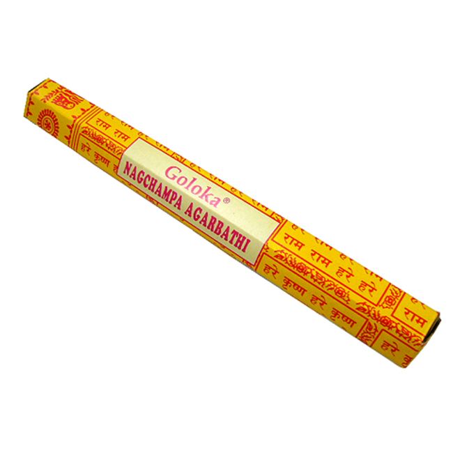 Incense GOLOKA NAG CHAMPA HEXA stick /GOLOKA NAG CHAMPA/Incense/Indian incense/Asian miscellaneous goods (Post-mail delivery option available/1 postage fee will be charged for every 6 boxes)