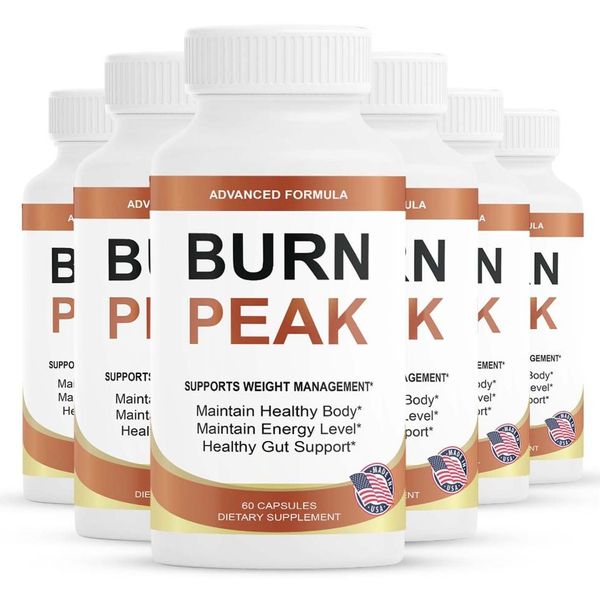 (6 Pack) Burn Peak for Advanced Weight Loss, BurnPeak Fat-Burner Formula