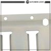 2' Silver E Track Tie Down Rail Kit For Garages Vans Trailers Motorcycle Steel