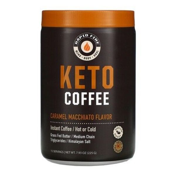 Keto Coffee Caramel Macchiato 7.93 Oz By Rapid Fire