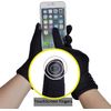 Outrip Womens Lady Winter Warm Gloves Touch Screen Phone Windproof Lined Thick Gloves (Black)(Size: M)
