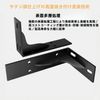 AILEWE Shelf Bracket, L-Shaped Bracket, Wall Storage Bracket, DIY Shelf, Shelf, Shelf, Hardware, L-Shaped Hardware, Shelf Posts, Shelf Holder Set