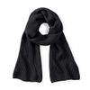 Beechfield Unisex B469 Metro Knitted schal, Schwarz, Einheitsgröße