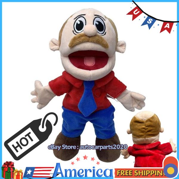 Jeffy’s Dad Marvin Hand Puppet Plush Super Mario 17" Stuffed Doll Kids Fan Gifts