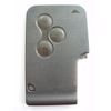 Replacement 3 button key card case for Renault Megane Scenic remote fob