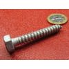 Galvanized Hex Head Lag Screw 5/16" Threads x 2.00" Length, 100 pcs