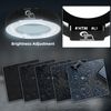 HengTianMei Stereo Microscope Touch Adjustable LED Ring Light Illuminator, for 7-45x Objective Lens Repair Microscope Light Source, USB Port