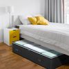 4-Pack under Bed Storage Containers Large Foldable Organizer for Clothes Bedroom