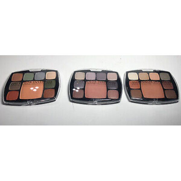 Vintage "The Color Institute" Makeup Kits Set Of 3 Blush And Eyeshadow Palette