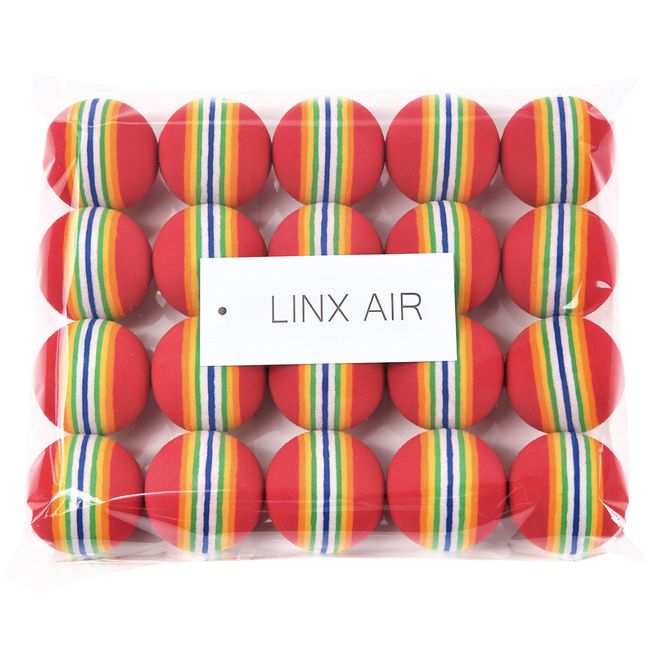 LINX AIR Golf Practice Balls 20 Pack (Red)