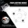 EverBrite 5 Pack LED Headlamp Pivoting Head with Adjustable Headband,4 Modes