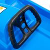 KHW Snow Fox Steering Bob, Ice Blue, 95 cm, TÜV-Tested, Includes Pull Rope, Sophisticated Steering System, Cold and Light-resistant Plastic, Made in Germany
