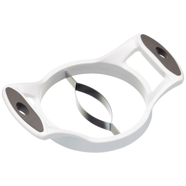 KitchenCraft Mango Slicer / Pitter, White/Grey/Silver, 18 x 12 cm (7" x 4.5")
