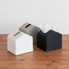 KEYUCA Moi Compact Tissue Case, Light Gray (Tissue Box/Refill Type), Cover, Small, Cute