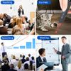 Presentation Clicker for PowerPoint Remote, Hyperlink Volume Wireless Presenter Remote Presentation Pointer, USB Presentation Remote Slide Advancer PPT Clicker for Computer Laptop Mac