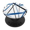 Seamless Absact Blue and Black Strips Cut Out Pattern PopSockets Swappable PopGrip