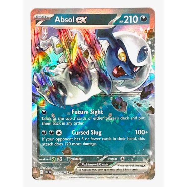 Absol ex 135/197 Double Rare - Obsidian Flames - Pokemon Single Card