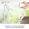 OttLite Switch 3-in-1 Rechargeable Task Lamp, Clearsun, White, Retail
