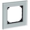 Merten 489160 M-PLAN-Echtglasrahmen, 1fach, Diamantsilber