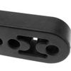 2 PCS Rubber Exhaust Tail Pipe Mount Brackets Hanger Insulator 4 Holes Universal