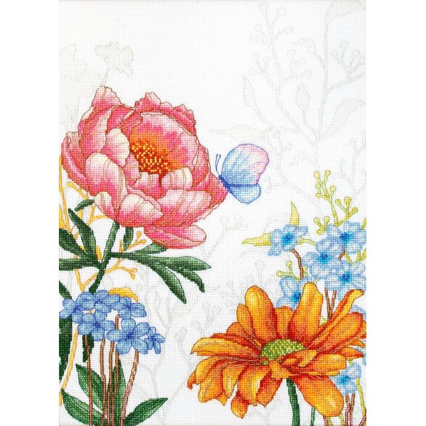 Cross Stitch Pattern Luca-S - Flowers and Butterflies, P4019
