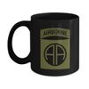 82nd Airborne Coffee Mug - BDU Green - Both Sides