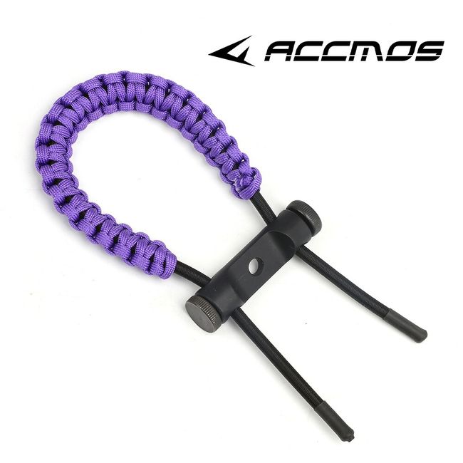 Archery Compound Bow Wrist Sling Adjustable Braided Cord Strap for Shooting