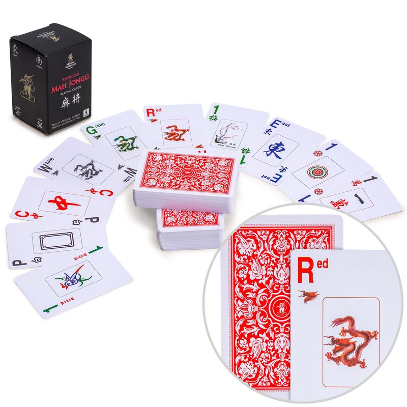 Yellow Mountain Imports American Mah Jongg (Mahjong) Playing Cards ...