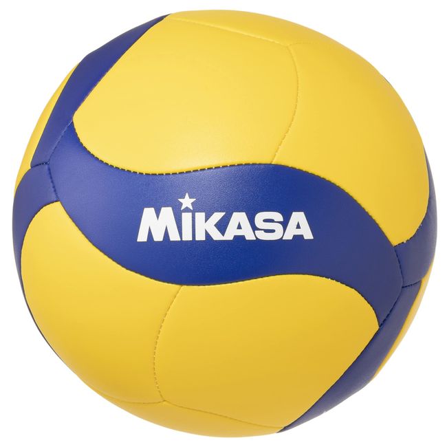 Mikasa Volleyball Recreation Leisure, No. 4, For Junior High School Students, Women's, Yellow/Blue, V455W, Recommended Inner Pressure 0.25kgf/cm²