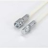 1/2" ButtonLock SLICK White Co-Polymer Rods, 3 Feet