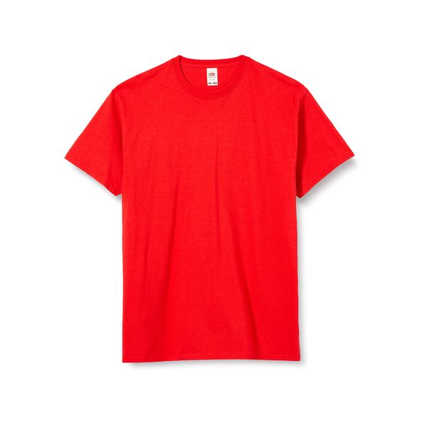 Fruit of the Loom boys' t-shirt., Boys', UTBC329_80, red, 116 cm