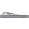 David Van Hagen Mens Brushed Tie Bar - Silver