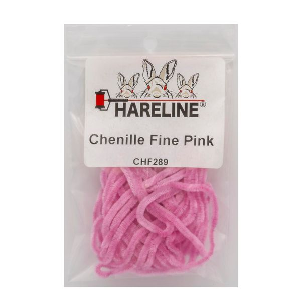 Hareline Carded Chenille Fine Pink