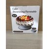 Cake Decorating Turntable 12 Cutters Pastry Mat Rolling Pin Spatula 6 Icing Tips
